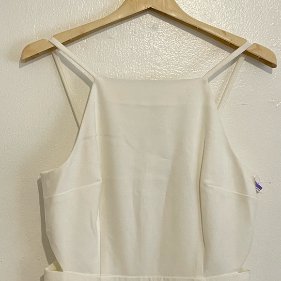 French Connection Whisper Cut Out Square Neck Dress Size: 6 - Picture 2 of 7